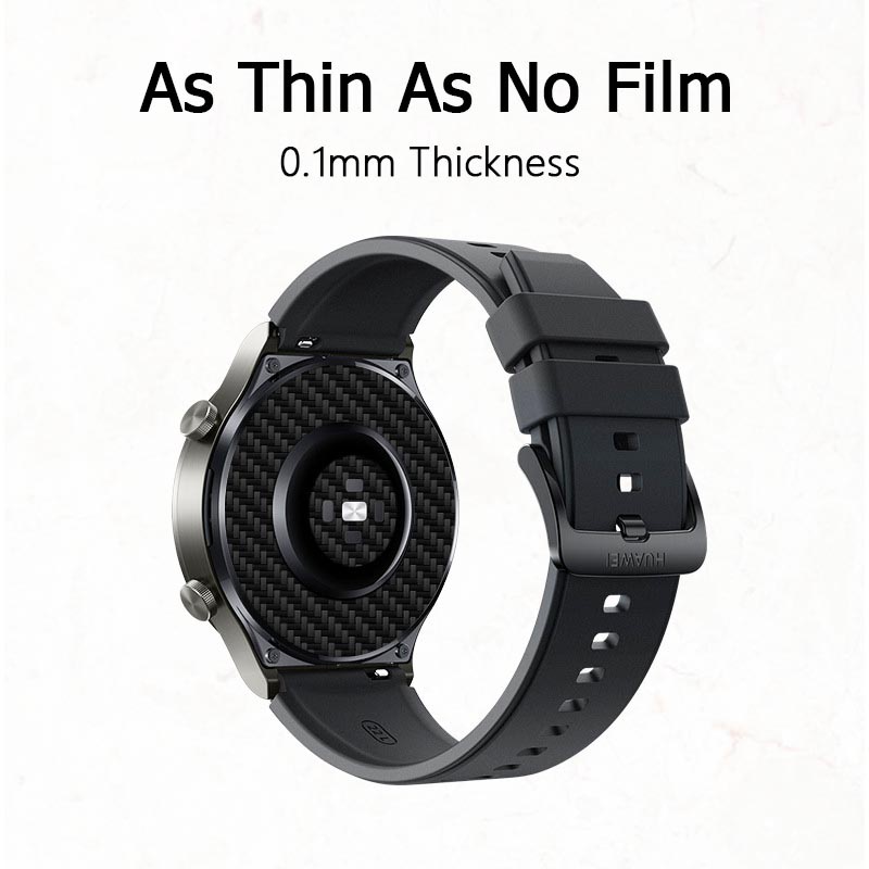 Miếng Dán Sợi Carbon Mềm Chống Trầy Cho Mặt Đồng Hồ Huawei Watch 4 / Pro