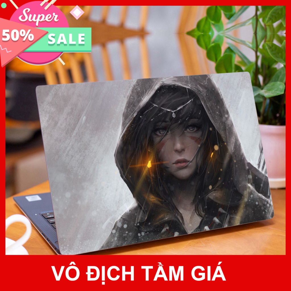 Skin Laptop In Hình Maiden Dành Cho Các Dòng Máy Dell Hp Asus Msi Acer Lenovo Macbook Theo Yêu Cầu