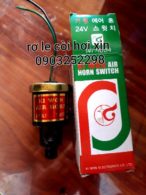 Rơ le còi hơi kiwon Hàn Quốc xịn 24v, bút xông xịn thay thế cho kèn hơi