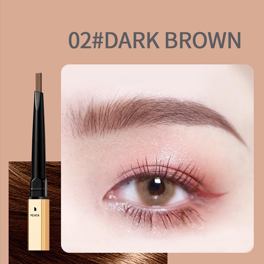 ♕Jiaobosi Jonbos Vàng Nhỏ Đũa Hoang Dã Bút Chì Kẻ Lông Mày Chống Thấm Nước Và Không Dễ Decolorize Quay Tự Động Tinh Tế Tam Giác Kẻ Lông Mày bút Chì