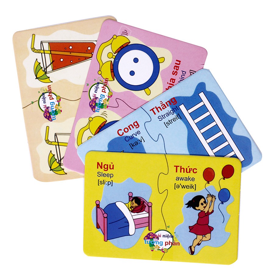 Flashcard: Bộ thẻ Song Ngữ Anh - Việt (có phiên âm) 16 chủ đề - 416 thẻ KamiToy vận chuyển - MS