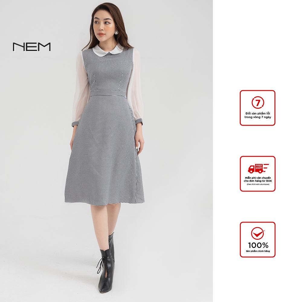 Đầm nữ thiết kế cao cấp NEM Fashion D31209