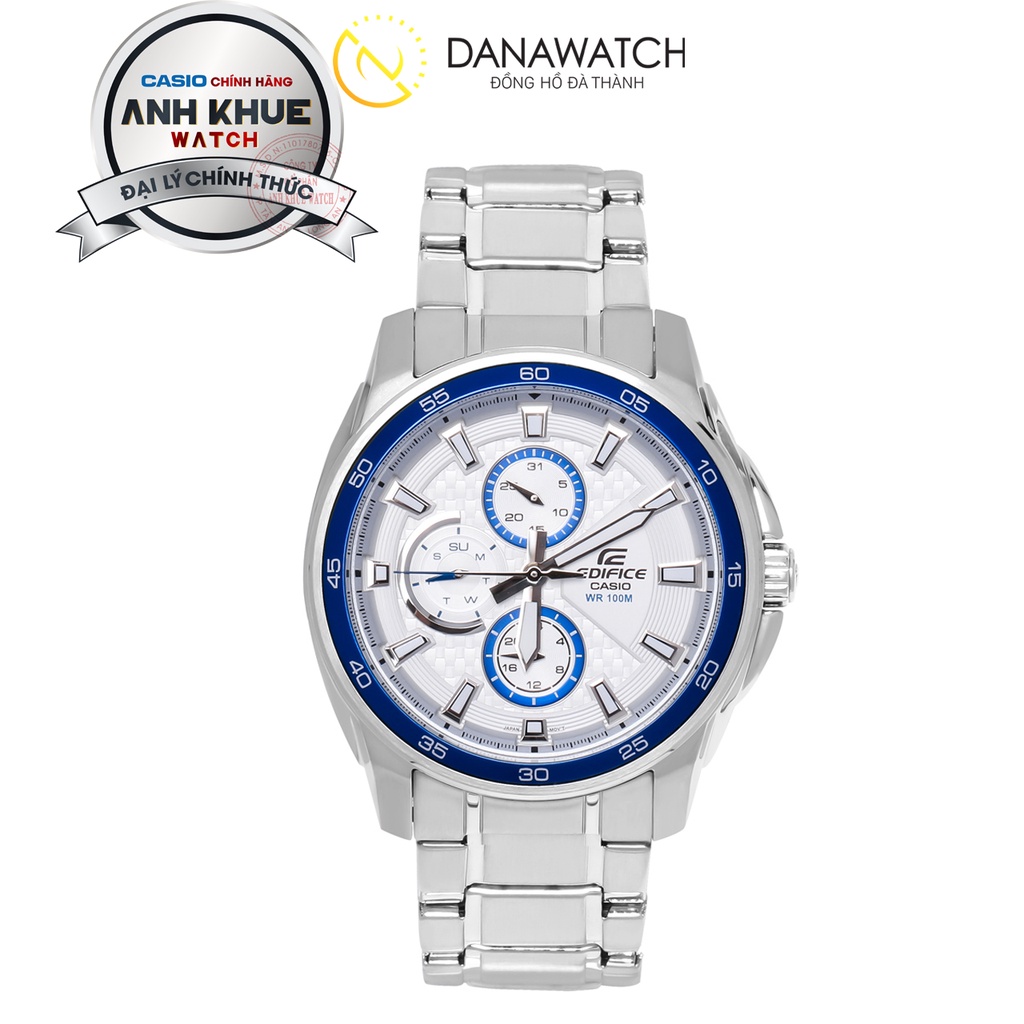 Đồng Hồ Nam Casio Edifice EF-334D-7A – Dây Kim Loại 43.9mm