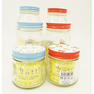 LỌ THỦY TINH NẮP KIM LOẠI NHẬT BẢN