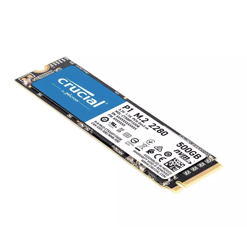 Ổ cứng SSD CRUCIAL P1 - M.2 PCIe NVMe [500GB] | BigBuy360 - bigbuy360.vn