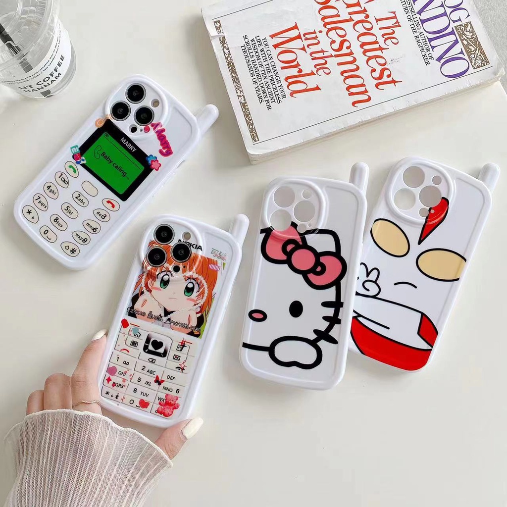 Ốp Điện Thoại Tpu Mềm Hình Điện Thoại Nokia Sáng Tạo Cho Apple iphone 7 8 plus X XR XS max 11 12pro 13 pro max 12pro max