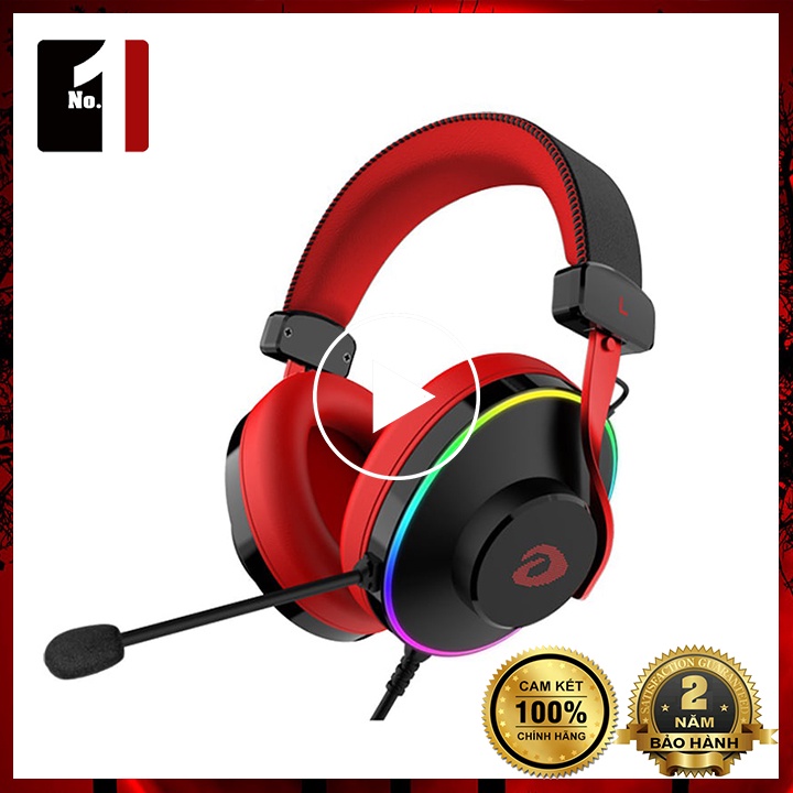 Tai Nghe Headphone Gaming DAREU EH745 7.1 Led Rgb Tai Nghe Chụp Tai Có Mic Chơi Game Máy Tính Laptop