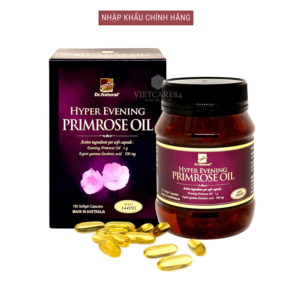 Viên uống bổ sung nội tiết tố nữ nhập khẩu chính hãng Úc HYPER EVENING PRIMROSE OIL  bổ sung cân bằng nội tiết