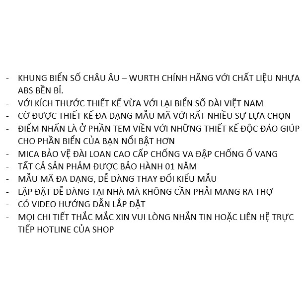 Khung biển số Châu Âu - EU