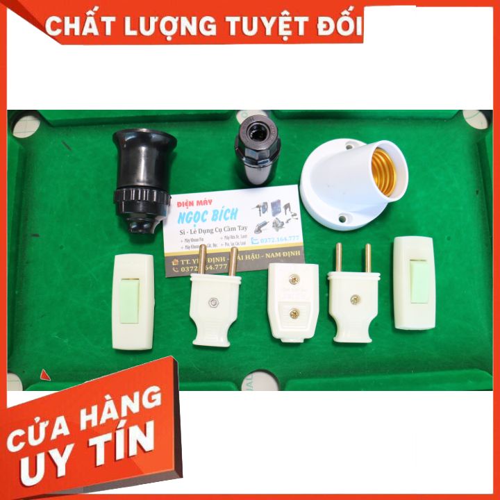 COMBO Phích cắm,đui vat,đui loe,đầu nối âm SOPOKA