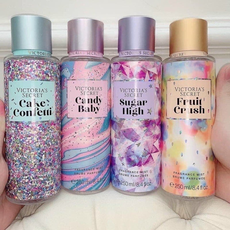 Xịt thơm toàn thân Victoria'sSecretbody mist mẫu mới đủ mùi 4 Mùi Hương Quyến Rũ