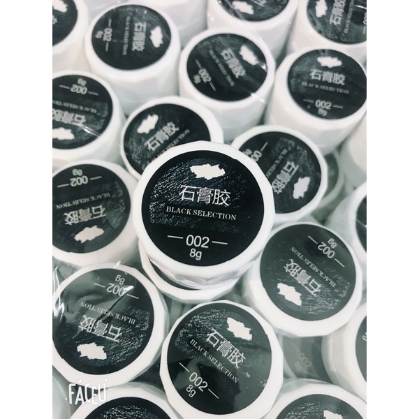 Gel Xi Măng Trắng Đen Nail