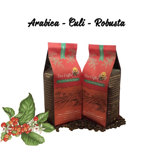 Cà phê MIX thượng hạng Robusta - Arabica - Culi 500gram (Bee Coffee)