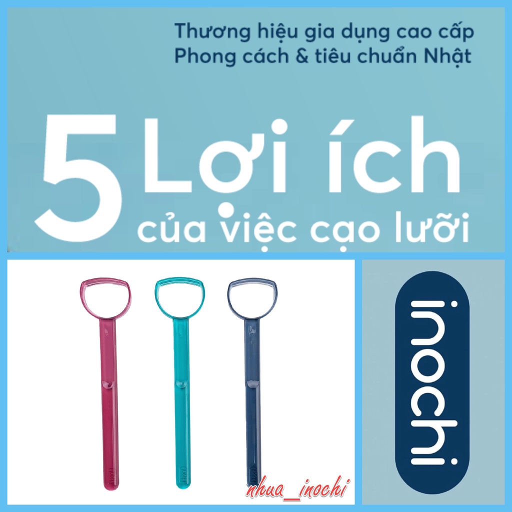 Bộ 3 dụng cụ cạo lưỡi Inochi