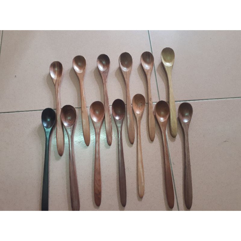 Muỗng Gỗ, Thìa Gỗ Ăn Cơm Gỗ Hương Mộc Tự Nhiên KHÔNG HÓA CHẤT