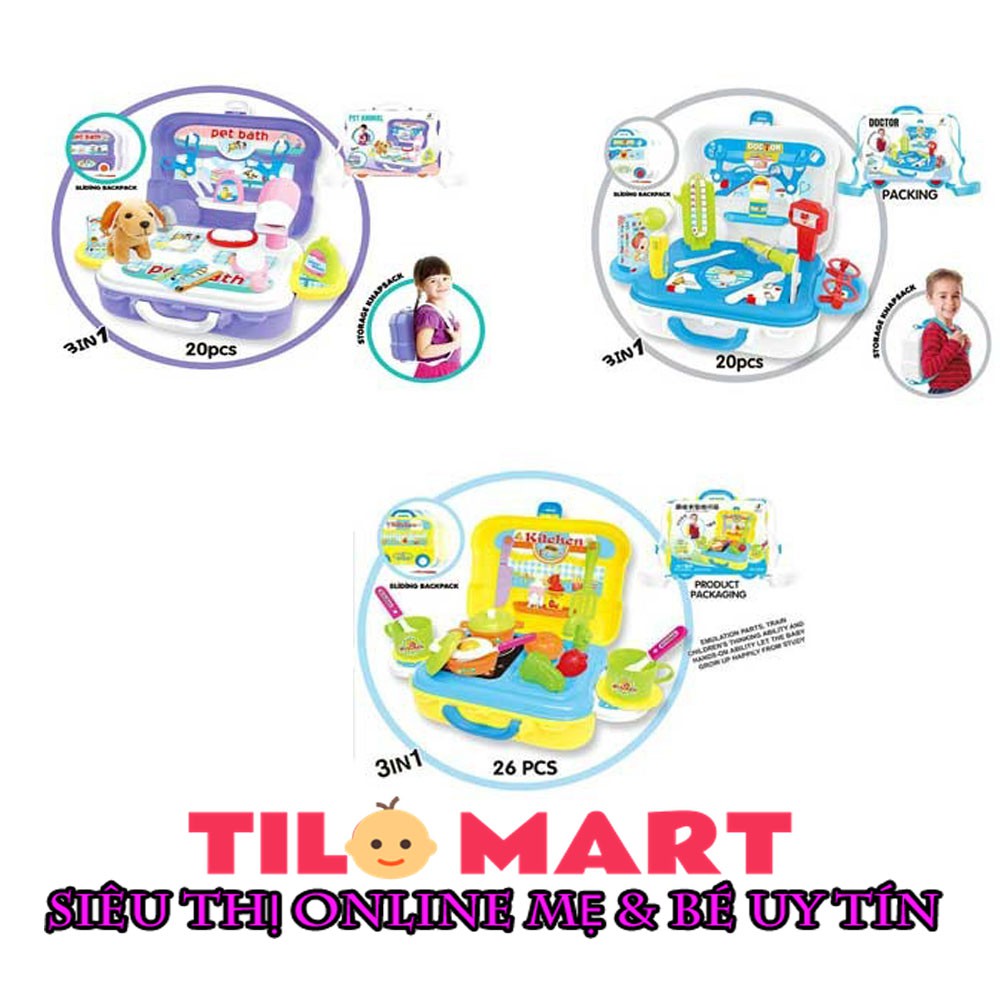 Bộ đồ chơi vali 2 in 1
