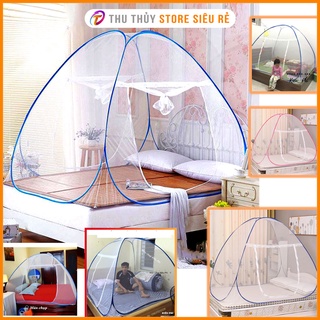 Màn chụp tự bung người lớn - mùng tự bung đỉnh chóp cao cấp 1m2 1m6 1m8 2m2 gấp gọn.