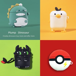 ốp airpod airpods case airpod 2 case airpod pro bọc airpods 2 ốp lưng airpod protective cover ◐♦♨airpods protective sleeve airpods2 shell silicone Apple wireless bluetooth headset box 1st generation airpod soft ipod case 2 3 bells airpodspro elf ball