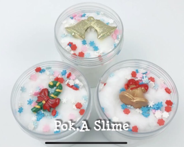 Slime Cloudy Snow Surprise trio (bộ 3) - chất cloud slime