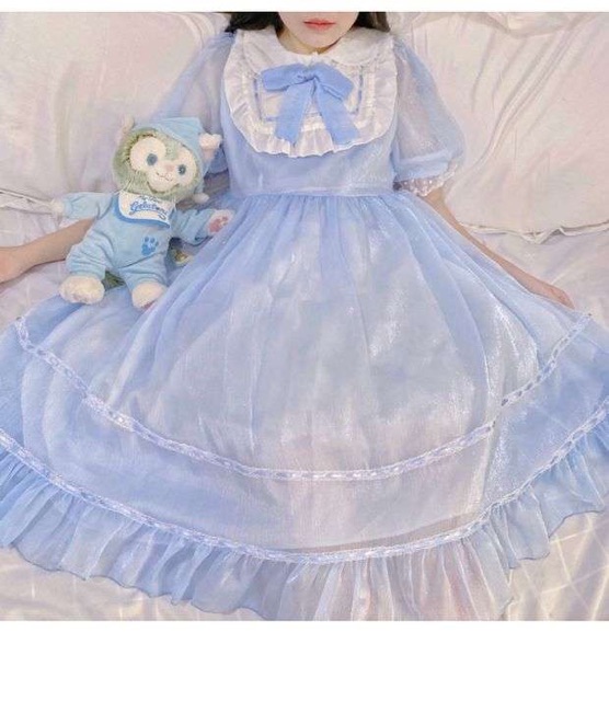 Váy/Đầm Lolita Princess OP Dáng Xoè - Kèm Ảnh Thật, váy đầm công chúa,dự tiệc, tiểu thư, nàng thơ, sang chảnh