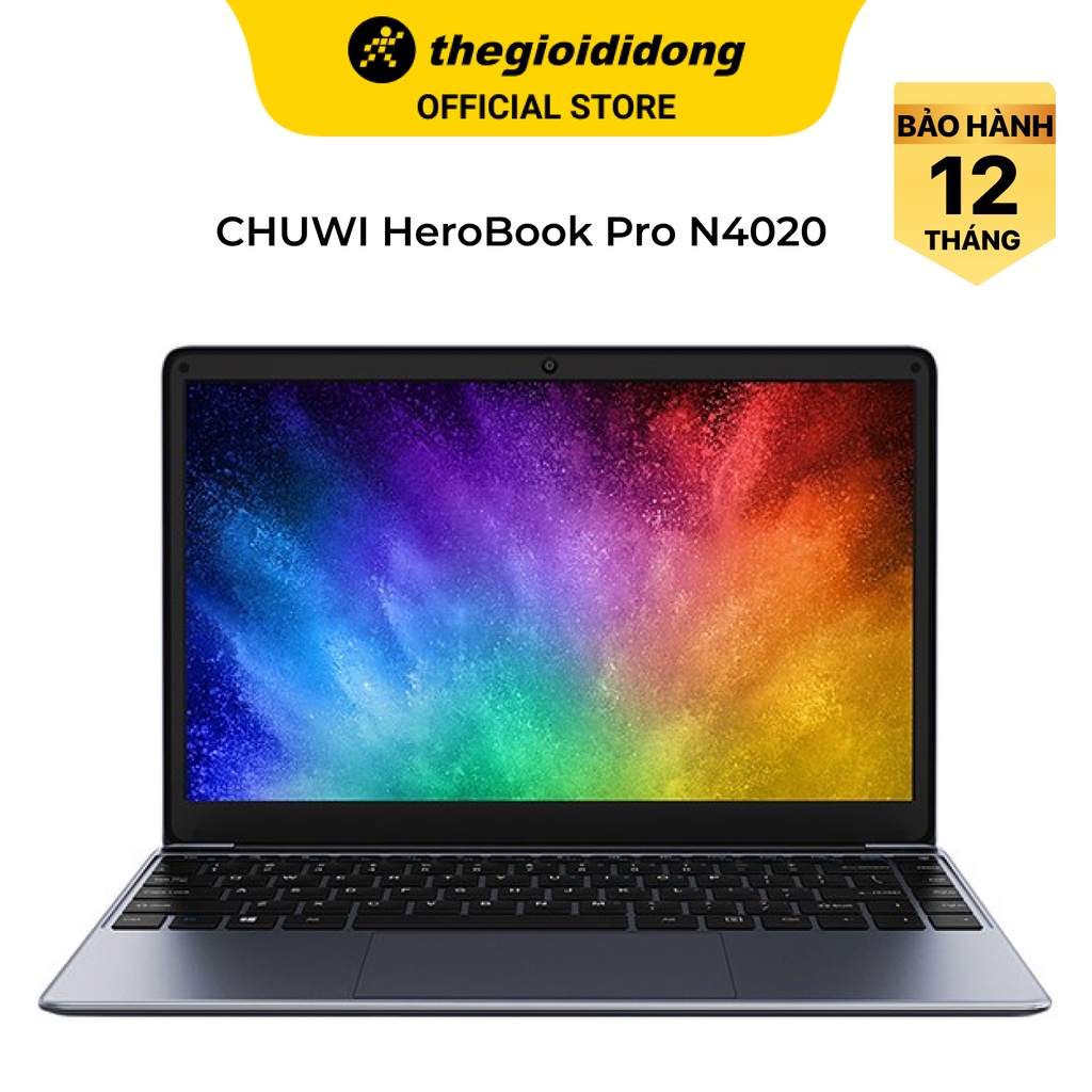 Laptop CHUWI HeroBook Pro N4020/8GB/256GB/14.1''F/Win10/Xám - Hàng chính hãng