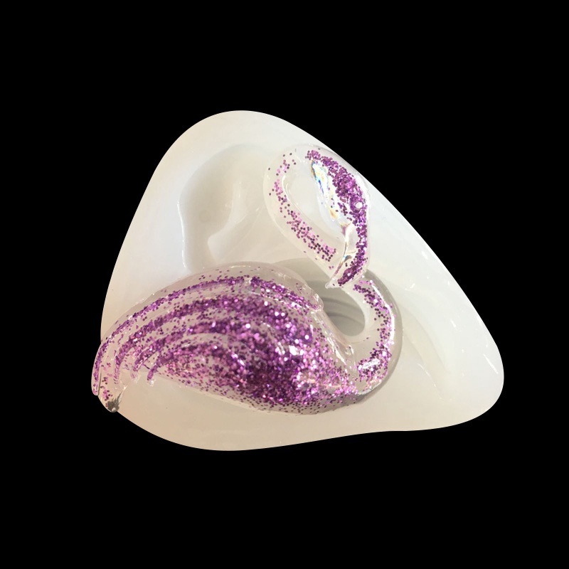 Khuôn Silicone Làm Mặt Dây Chuyền Hình Sao Biển / Hồng Hạc 3d Độc Đáo