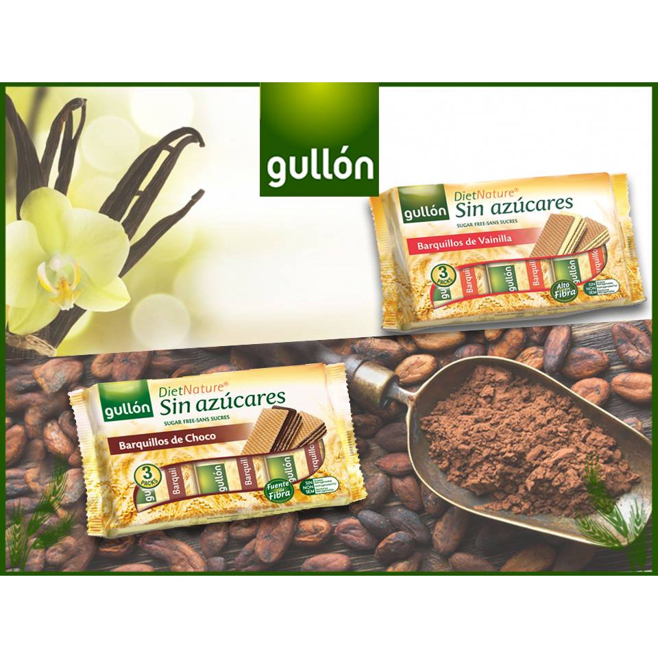 Bánh xốp Gullon ăn kiêng không đường 180g