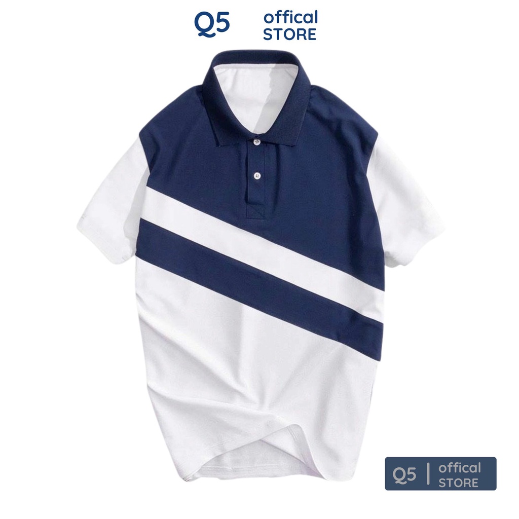 Áo PoLo Nam Q5 vải cá sấu cotton CVC chuẩn form, trẻ trung, thanh lịch