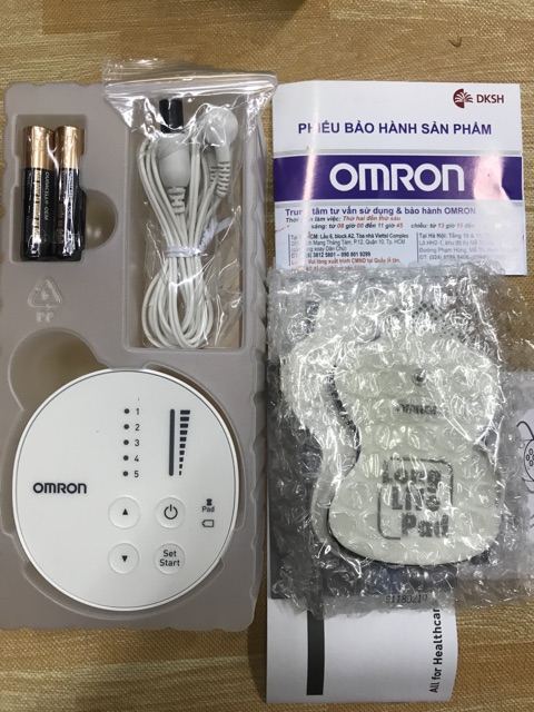 Máy massage xung điện omron HV-F013