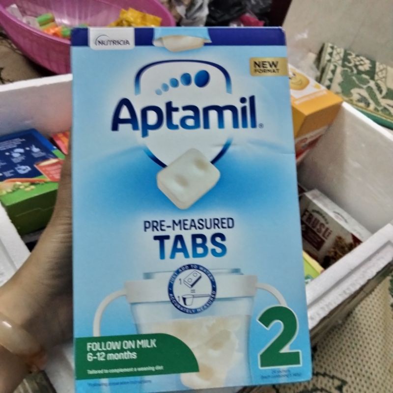 Sữa Aptamil Anh dạng thanh số 1, số 2 600g