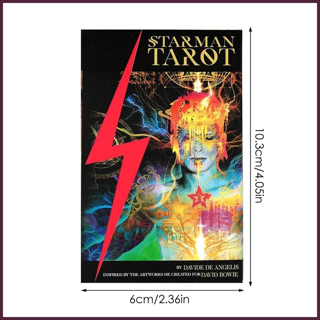 Bộ Thẻ Bài Trò Chơi Oracle StarmanTarot Bằng Tiếng Anh Cho Phù Thủy Gia Đình Giải Trí