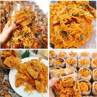 Cơm cháy lắc khô gà
