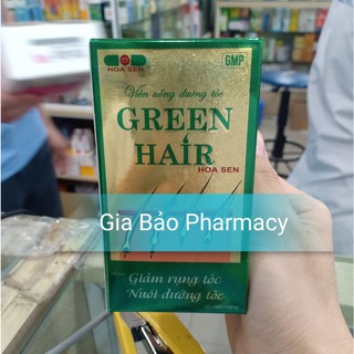 Viên uống kích thích mọc tóc GREEN HAIR - Hoa Sen giúp tóc đẹp mềm hơn