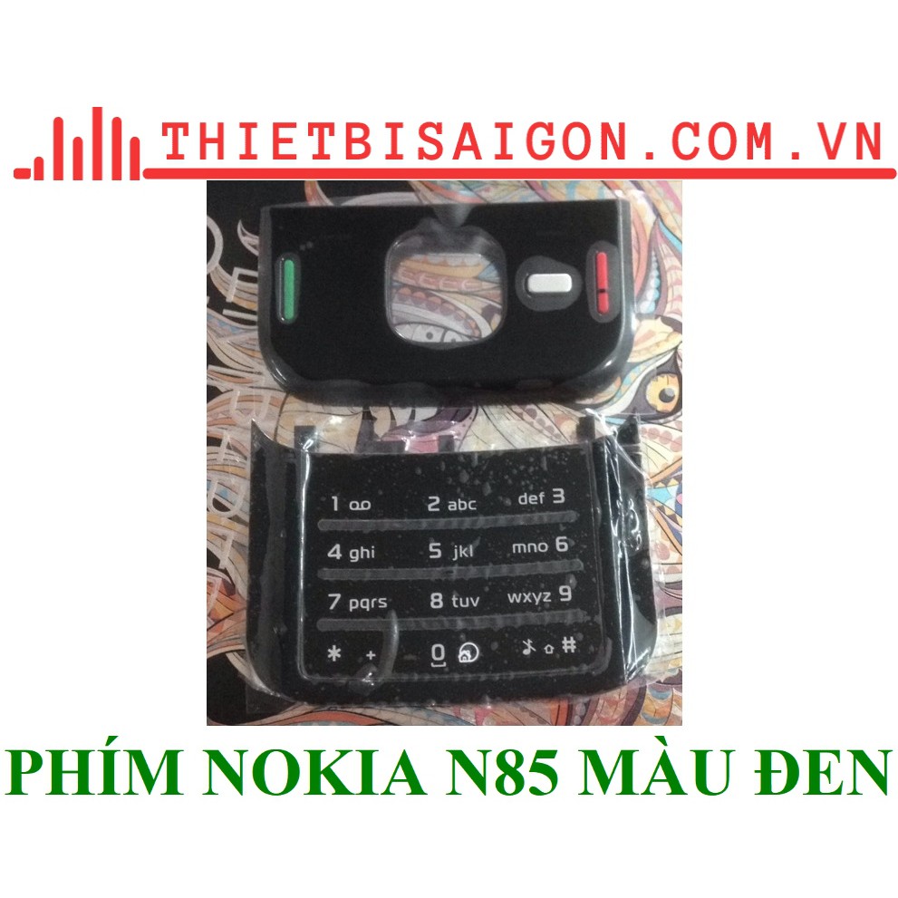 PHÍM NOKIA N85 MÀU ĐEN