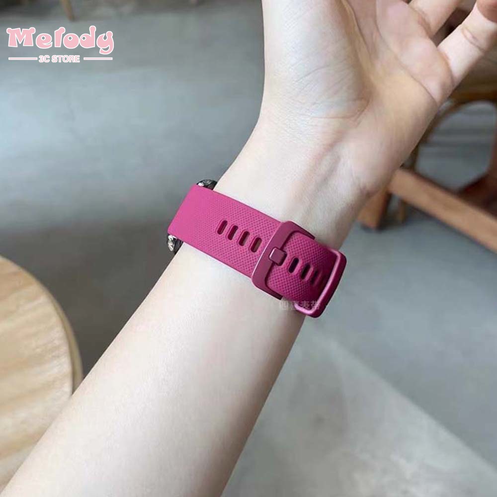 Dây Đeo Thay Thế Cho Đồng Hồ Thông Minh iwatch series 7/6/5/SE / 45/44/42/41/40/38mm Bằng silicone