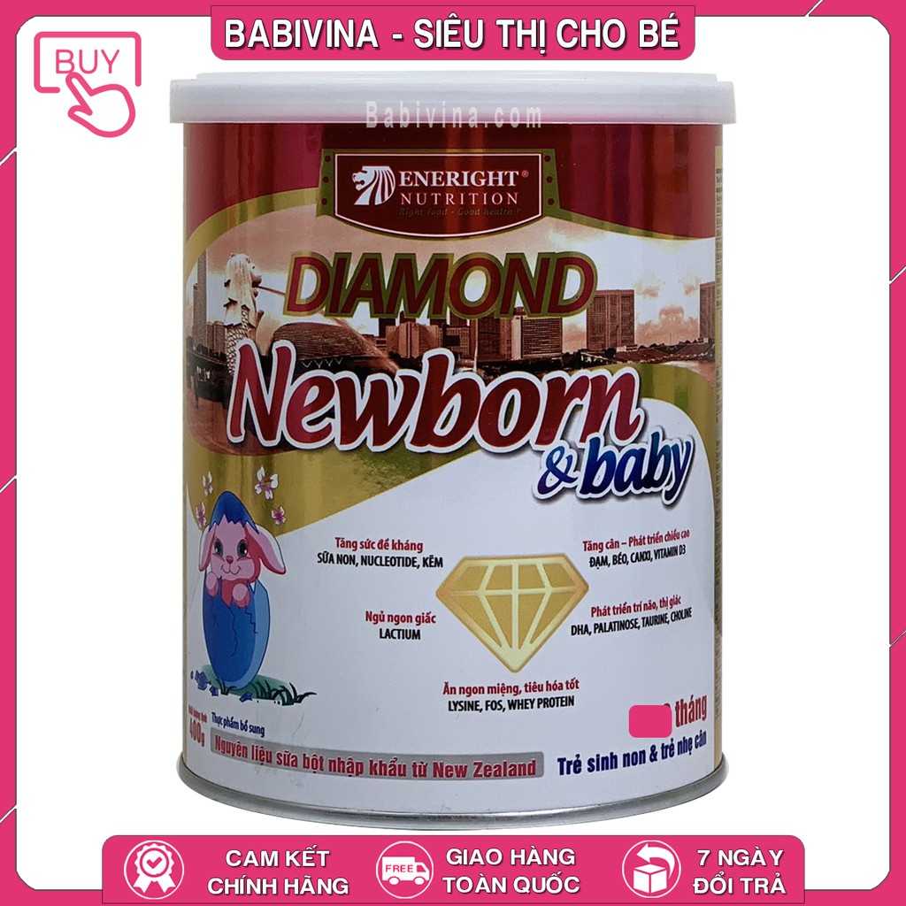 [LẺ GIÁ SỈ] Sữa Diamond Newborn Baby 400g | Mua Newbornbaby Chính Hãng, Date Mới, Giá Tốt Nhất Tại Babivina