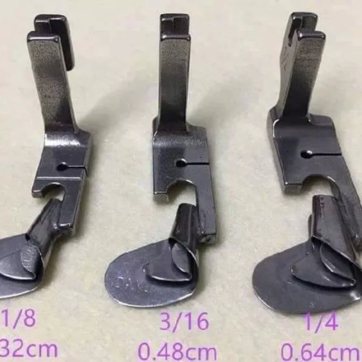 Chân vịt cuốn lai bầu, lai thẳng quần áo dài, áo sơ mi, vải von, thun...