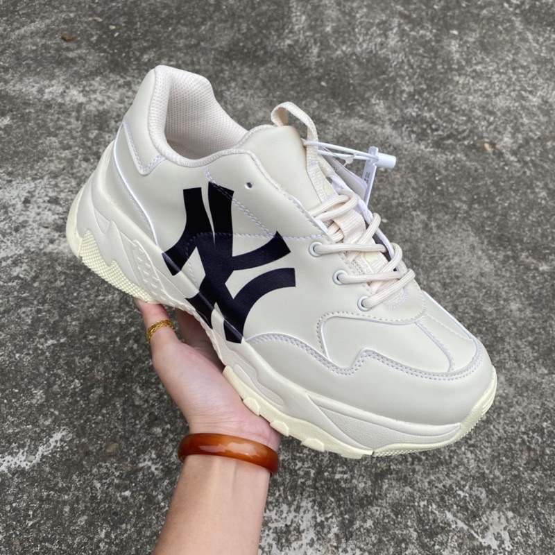 Giày thể thao in UV chữ NY nghiêng cao cấp