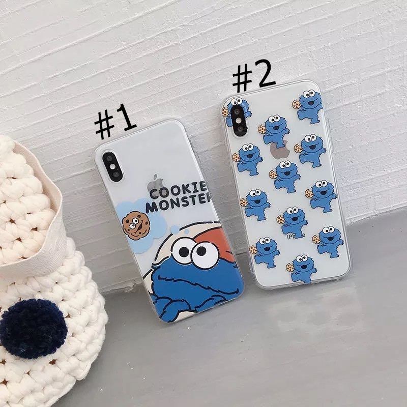 Ốp lưng iphone hình Cookie Monster 6 6S 6Plus 6S Plus 7Plus 8Plus X XSMax 11 11 ProMax - Infinity Case M21