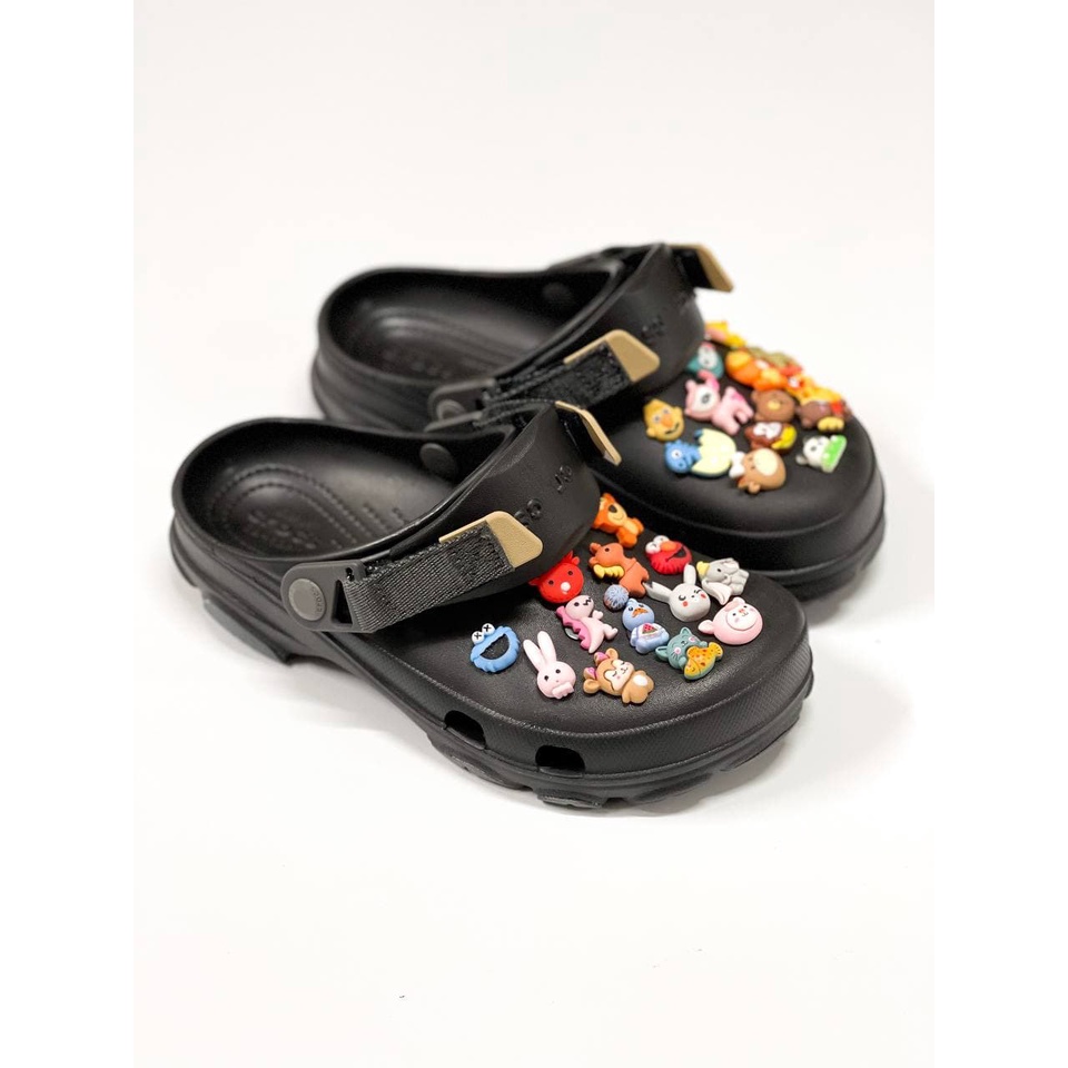 Dép Crocs All Terrain Clog Chính Hãng, thiết kệ nhựa phối quai vải, đúc nguyên đôi nhẹ bền , đế chống trơn trượt | BigBuy360 - bigbuy360.vn