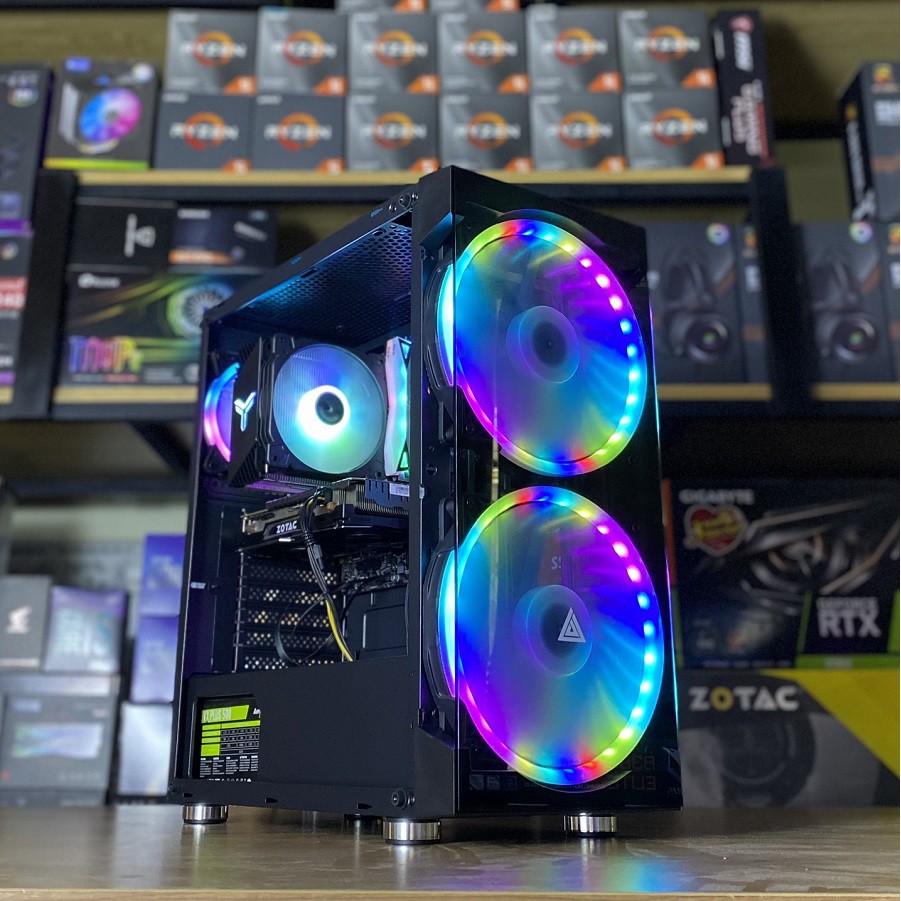 CPU Intel xeon 2670 8 nhân 16 luồng / RAM 32GB / Main X79 / SSD 128GB / HDD 1TB / GTX 1050 2GB