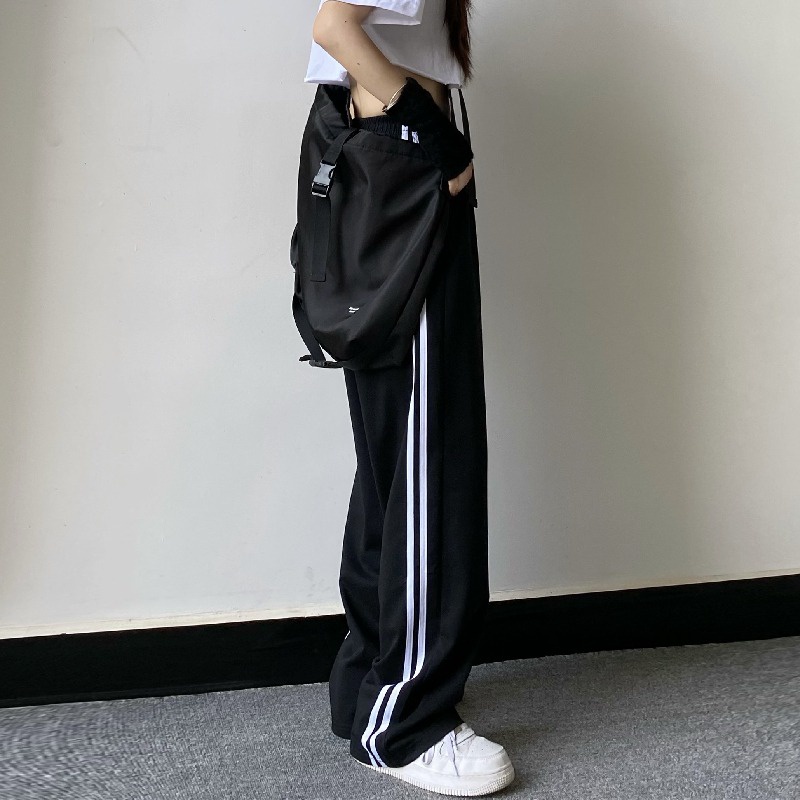 NRVP Quần Nữ Ống Rộng Lưng Cao Phong Cách Hàn Quốc Mới