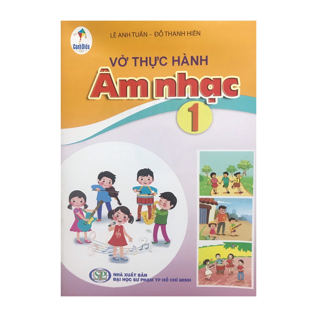 Sách - Vở thực hành âm nhạc 1 ( cánh diều ) + Bán kèm 1 cuốn Bé tập tô màu