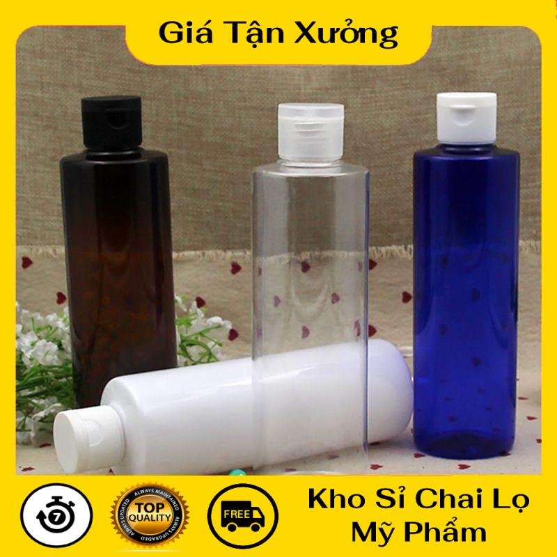 Chai Chiết Mĩ Phẩm ❤ TRÙM SỈ ❤ Chai trong nắp bật 150ml,200ml,250ml chiết mỹ phẩm , phụ kiện du lịch