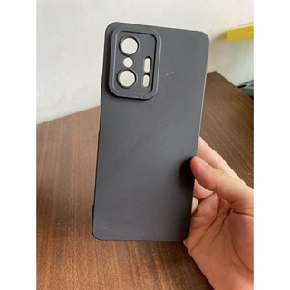Ốp lưng dẻo màu cho Xiaomi Mi 11T, 11T Pro 5G - màu đen ( Pro Camera)