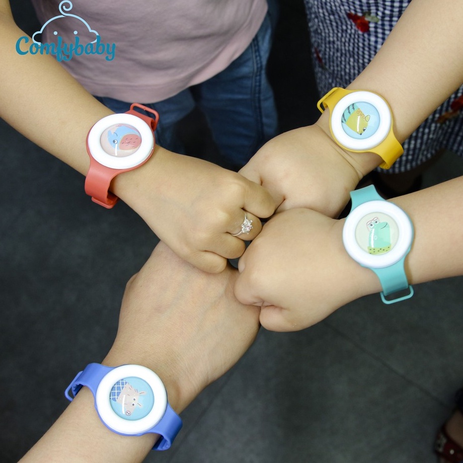 Đồng hồ chống muỗi cho bé KUB - Comfybaby hương tinh dầu tự nhiên