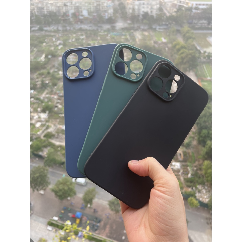 Ốp silicon GOR cho iPhone 13 Pro Max, 13 Pro, 13, 12 Pro Max, 12 Pro, 12 - Bảo vệ 100% camera