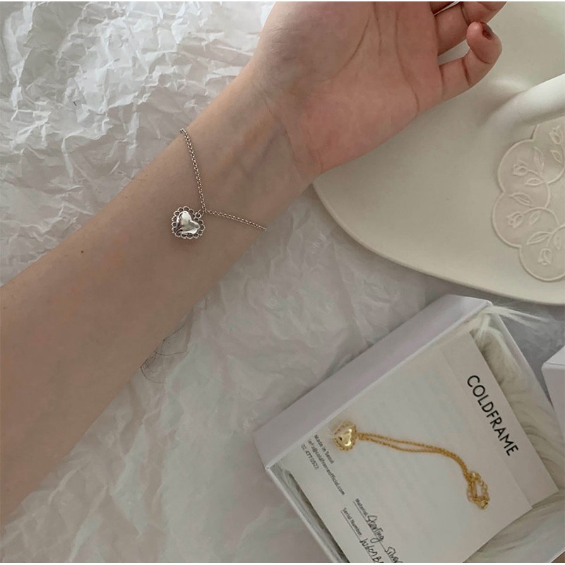 Lắc tay trái tim xinh xắn