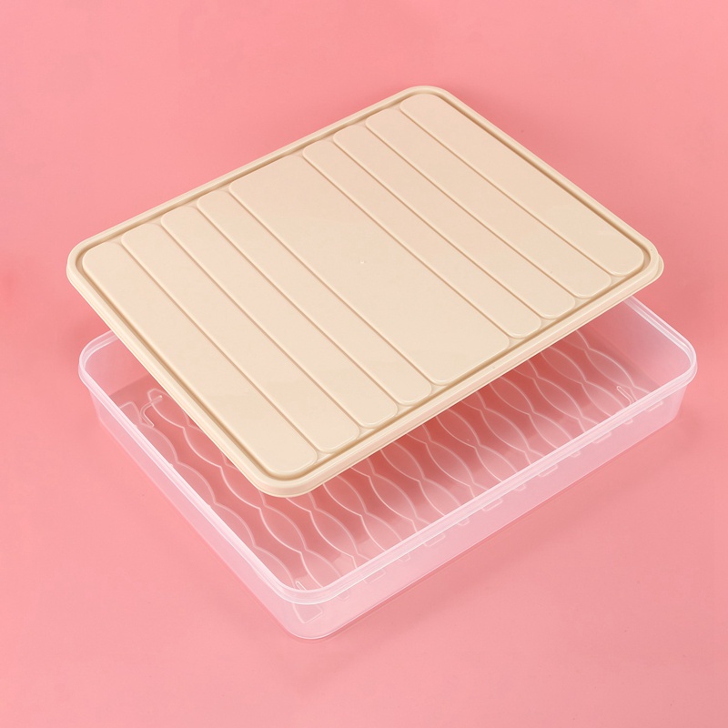 Set 4 Hộp đựng thực phẩm Trong Tủ Lạnh Màu Sắc Ngẫu Nhiên