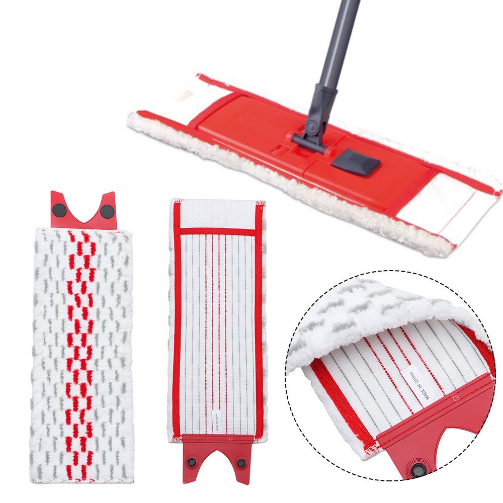 LEISURE Bộ 1 / 2 Đầu Gắn Cây Lau Nhà Có Thể Giặt Lại Tiện Dụng Cho Vileda 1